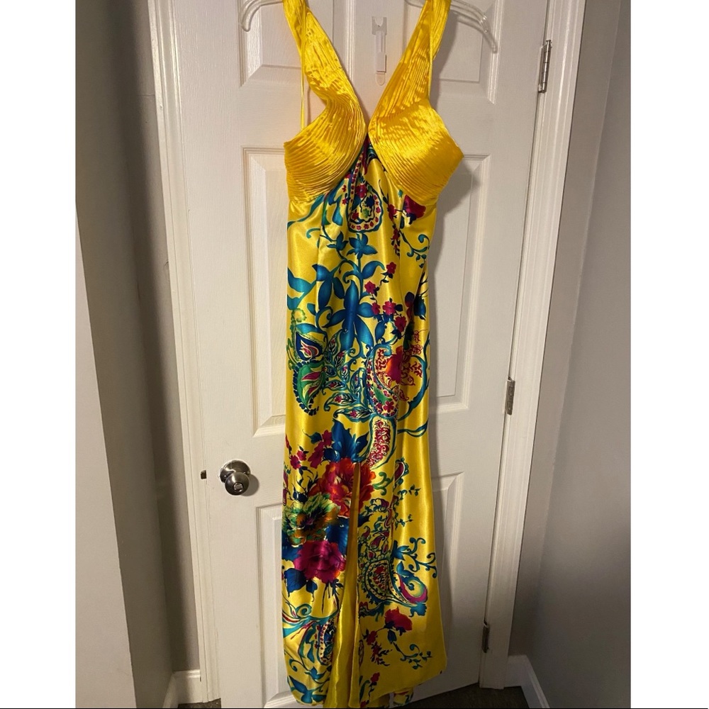 Yellow gown